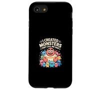 I Created Monsters They Call Me Dad Père parentalité - Coque pour iPhone SE (2020) / 7/8