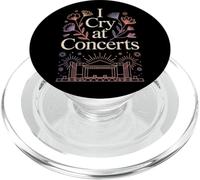 I Cry At Concerts Musique Live de Fans émotionnels - PopSockets PopGrip pour MagSafe
