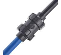 I.D 20~63mm UPVC Double Union Check Valve One Way Non Return Check Valve Fittings For Garden Irrigation Aquarium Fish Tank Pipes(Inner Dia 20mm)