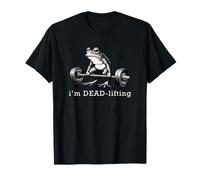 I Dead Lifting Frog Gym Viral Fitness Concept Artwork T-Shirt