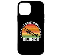I Destroy Silence Brass Instrument Trumpet Player Trumpeter Coque pour iPhone 12 Mini