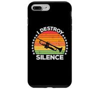 I Destroy Silence Brass Instrument Trumpet Player Trumpeter Coque pour iPhone 7 Plus/8 Plus
