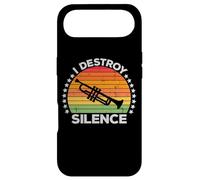I Destroy Silence Brass Instrument Trumpet Player Trumpeter Coque pour iPhone Air
