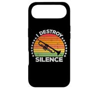 I Destroy Silence Brass Instrument Trumpet Player Trumpeter Coque pour iPhone Air