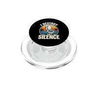 I Destroy Silence Cuvette de Toilette Humoristique pour Salle de Bain PopSockets PopGrip pour MagSafe