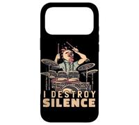 I Destroy Silence Drummer Jouet de Poule Coque pour iPhone 17 Pro Max