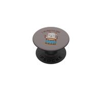 I Destroy Silence Rockstar Goat Jouant de la Batterie Animal Musical PopSockets PopGrip Adhésif