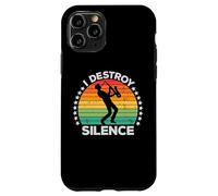 I Destroy Silence Woodwind Sax Saxophone Player Saxophonist Coque pour iPhone 11 Pro