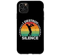 I Destroy Silence Woodwind Sax Saxophone Player Saxophonist Coque pour iPhone 11 Pro Max