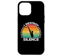 I Destroy Silence Woodwind Sax Saxophone Player Saxophonist Coque pour iPhone 12 Pro Max