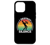 I Destroy Silence Woodwind Sax Saxophone Player Saxophonist Coque pour iPhone 12 Pro Max