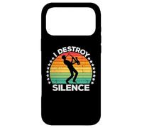 I Destroy Silence Woodwind Sax Saxophone Player Saxophonist Coque pour iPhone 17 Pro Max