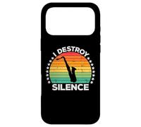 I Destroy Silence Woodwind Sax Saxophone Player Saxophonist Coque pour iPhone 17 Pro Max