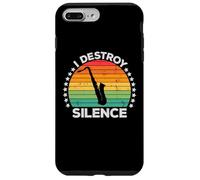 I Destroy Silence Woodwind Sax Saxophone Player Saxophonist Coque pour iPhone 7 Plus/8 Plus