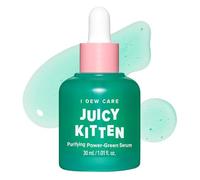 I Dew Care - Juicy Kitten - Sérum pour le visage - Purifying Power-Green Korean Skincare avec niacinamide - 3,5 l