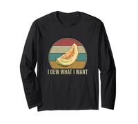 I Dew What I Want Melon de miel amusant pour les agriculteurs de miellat Manche Longue