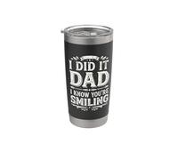 I Did It Dad I Know You’re Smiling Memorial Remembrance Gobelet isotherme en acier inoxydable double paroi