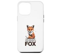 I Did The Math The Answer is Fox Funny Maths Coque pour iPhone 12 Pro Max
