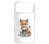 I Did The Math The Answer is Fox Salle de Classe de mathématiques Amusante Coque pour iPhone 17 Pro Max