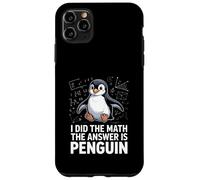 I Did The Math The Answer is Penguin Humour Coque pour iPhone 11 Pro Max