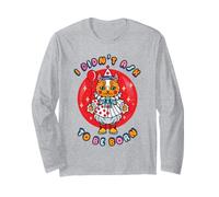 I Didn't Ask to Be Born Funny Cat Clown Meme Humour Manche Longue