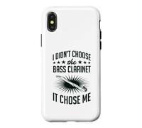 I Didn't Choose The Bass Clarinette It Chose Me Coque pour iPhone X/XS