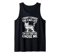 I Didn't Choose The Cat Dad Life The Cat Dad Life Chose Me Débardeur