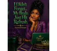 I Didn't Forget... My Brain Just Hit Refresh.: Password Keeper & Internet Password Organizer | Logbook for Websites, Wi-Fi, Passwords & Notes, 7.5 x 9.25, 51 Pages