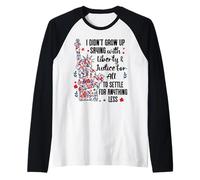 I Didn't Grow Up Saying With Liberty and Justice for All USA Manche Raglan