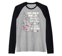 I Didnt Grow Up Saying With Liberty and Justice for All USA Manche Raglan