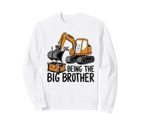 I Dig Being The Big Brother Excavator Construction for Boys Sweatshirt