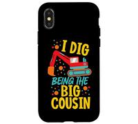 I Dig Being The Big Cousin, jolie excavatrice Coque pour iPhone X/XS
