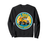 I Dig Camion à Benne basculante de première année pour garçons Sweatshirt