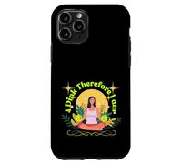 I Dink Pickleball Méditation Zen Philosophie Humour Coque pour iPhone 11 Pro