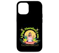 I Dink Pickleball Méditation Zen Philosophie Humour Coque pour iPhone 12/12 Pro