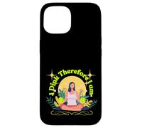 I Dink Pickleball Méditation Zen Philosophie Humour Coque pour iPhone 15