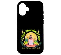 I Dink Pickleball Méditation Zen Philosophie Humour Coque pour iPhone 16