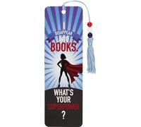 I Disappear into Books Beaded Bookmark