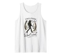I Do A Thing Called What I Want Cowgirl Western Graphic Débardeur