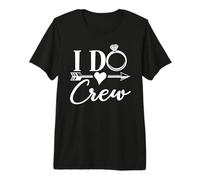 I Do Crew Group Assorti pour Enterrement de Vie de Jeune Fille T-Shirt Haut de Gamme