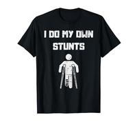 I Do My Own Stunts, get well soon retro funny design T-Shirt
