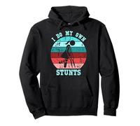 I Do My Own Stunts Vintage Get Well Soon Cadeau pour Femme et Fille Sweat à Capuche