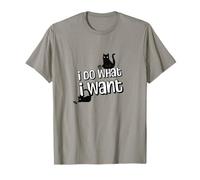 I Do What I Want - Funny Cats Knocking Stuff Over T-Shirt