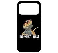 I Do What I Want Tiny Dinosaur Bearded Dragon Lover Coque pour iPhone 17 Pro Max