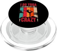 I Do Yoga to Burn Off The Crazy PopSockets PopGrip pour MagSafe
