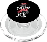 I Don´t Need Two Legs to Kick Your Ass Amputation Humour PopSockets PopGrip pour MagSafe