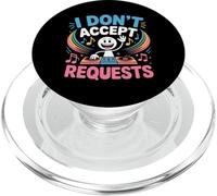 I Don't Accept Requests DJ Song Playlist Jokes |- PopSockets PopGrip pour MagSafe