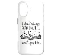 I Dont Always Read Smut Books Smutt Dark Romance Smutty Book Coque pour iPhone 17