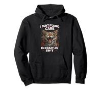I Don't Care Funny Dark Humour Savage Cat Meme Sarcastic Meme Sweat à Capuche