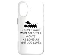 I Dont Care Who Dies in Movie as Long as Dog Lives Dog Mom Coque pour iPhone 17